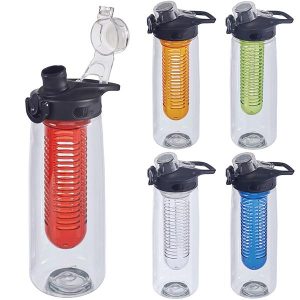 בקבוק ממותג עם פילטר לפירות מבית H2O-Pro
