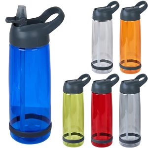 בקבוק ספורט ממותג פלסטי פיה נשלפת מבית H2O-Pro