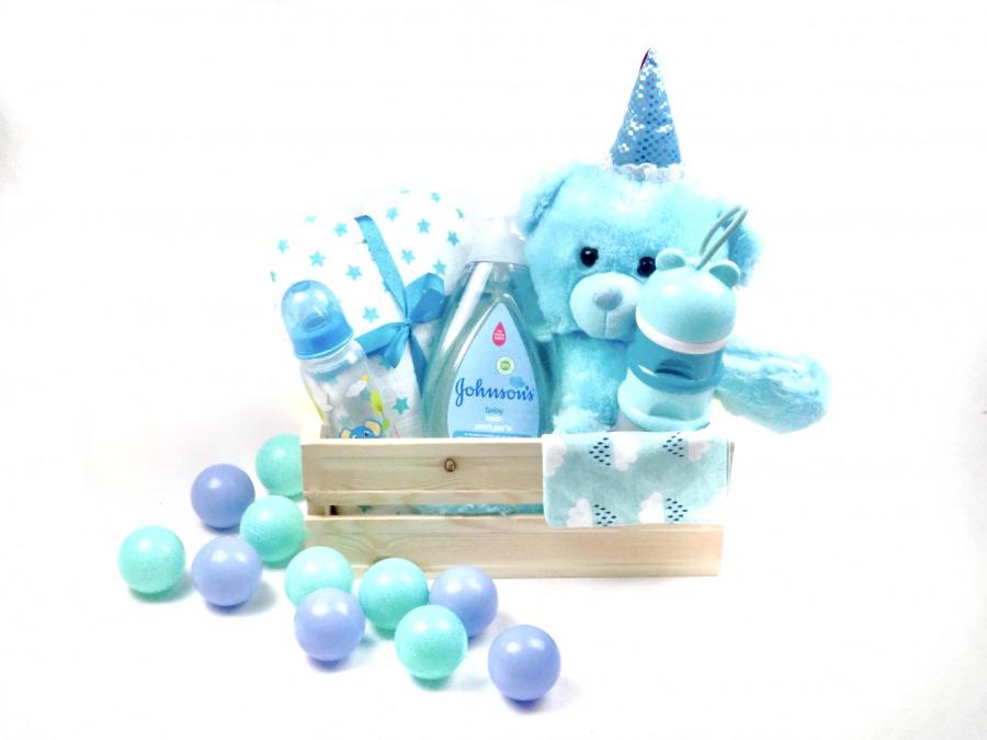 מארז לתינוק My first teddy bear