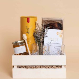 מארז Golden Sweet Year - שנה מתוקה בזהב עם וויסקי גלנפידיך 12